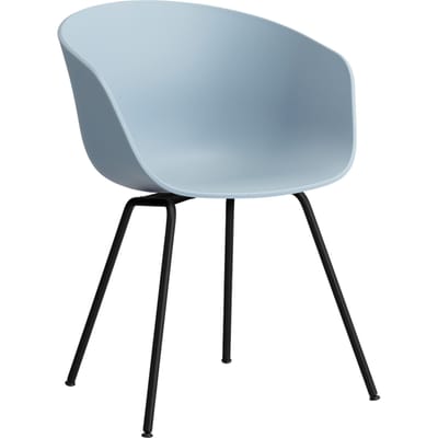 HAY About a Chair AAC 26 - Standaard glijders kunststof - zwart - slate blue 2.0