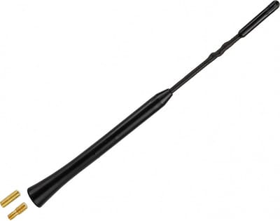 Antenne spriet 16V "low noise" AM/FM 20cm, met M5 en M6 verloopjes