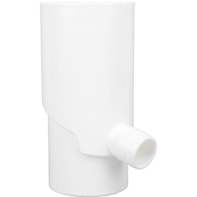 Regenwaterafleider Regenwateropvangsysteem Plastic 8cm Ronde Regenpijp Afleider voor Irrigatie en Aquarium wit