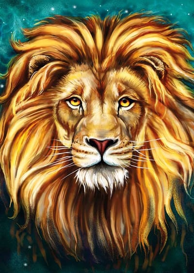 Magnolia puzzel Lion - 1000 stukjes legpuzzel speelgoed.