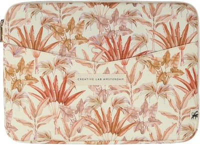 Creative Lab Amsterdam stationery - Laptophoes - Terra Leaves design - 15 inch formaat