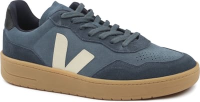 Veja Sneakers V-90 Suede Blauw - Maat 44 - Heren