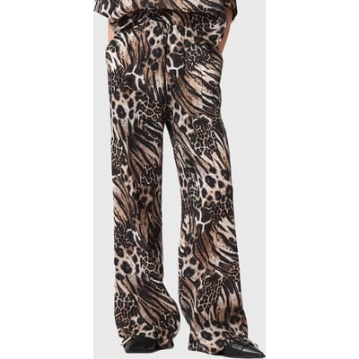 AllSaints Charli Linen Trouser Trio Taupe Brown Taglia: 4 | Pantaloni da completo Outlet | Donna | Bianco