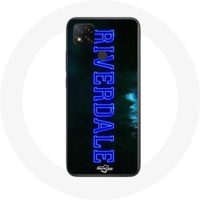 Xiaomi Redmi 9C hoesje Riverdale Series Logo Blauw blauw
