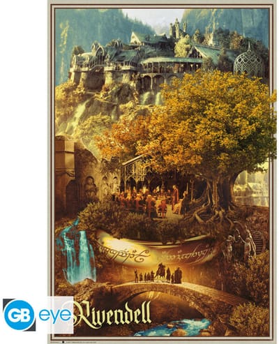 The Lord Of The Rings Rivendell Unisex Poster - meerkleurig - Standard