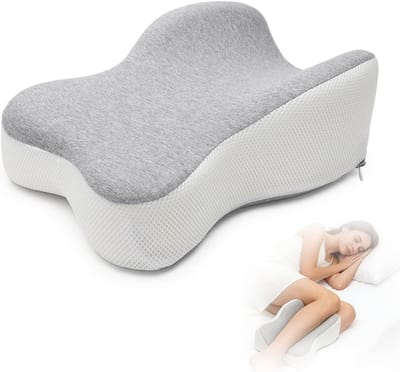Ergonomisch kniekussen voor zijslapers, ondersteunt knieën en dijen voor een betere slaaphouding en comfort