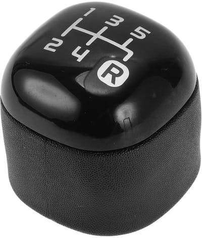 Dailygoods - 5 Speed Handmatige Versnellingspook, Voorste Automaat Versnellingsbak Schakelpook Knop voor Fiat Panda Ab 2012-2024 Plastic Zwart, 1 Stuk