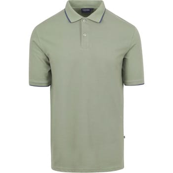 Suitable Respect Polo Tip Ferry Groen - Maat XXL - Heren - Polo shirt Heren met Korte mouw