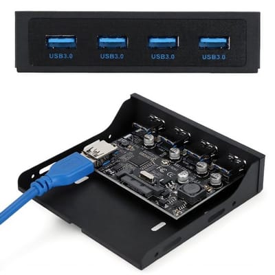 Allecto - Usb front panel - Pci-E uitbreidingskaart - 4xUSB3.0