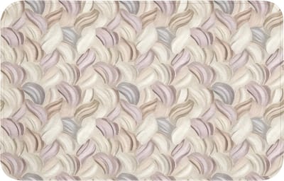 WC mat 80x50 cm - Antislip - Abstract - Golvend - Pastel - Toiletmat - Vloermat - Douchemat - Toilet tapijt - Toiletmatten