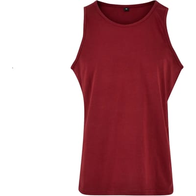 Build your Brand Basic Tank BYBB011 - Burgundy - XS