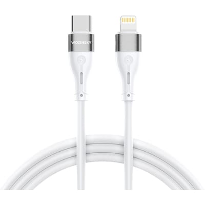 Wozinsky WSTCL1 Lightning / USB-C PD 27W 1 m Cable - White