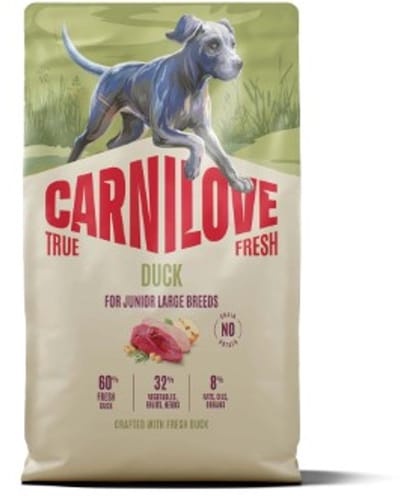 CARNILOVE TRUE FRESH - Dog - Duck for Junior Large breeds 4 kg