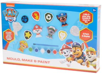 Paw Patrol Gips en Verf Pakket - Hobby Gips en Verf Pakket - Make Mould & Paint Paw Patrol