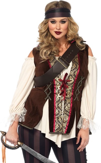 Verkleedkostuum vrouw Leg Avenue Plus Captain