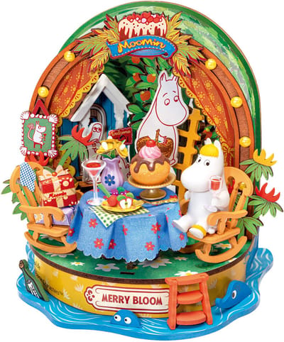 Robotime Moomintroll's Forest Camp - Rolife DIY Miniature House Series - DA010 - Miniatuur - Bouwpakket - Moomin