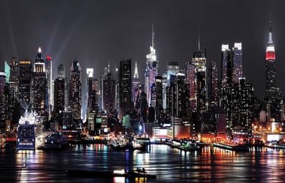 Fotobehang New York City | XL - 208cm x 146cm | 130g/m2 Vlies