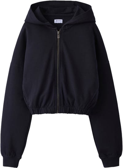 Jonen Cropped sweater met rits en capuchon voor meisjes JONEN