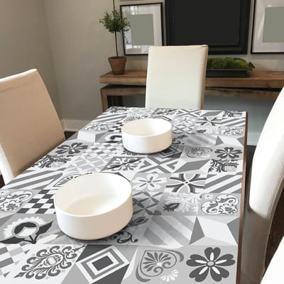 Zelfklevende tegelmuurstickers voor keuken en badkamer - 30 CADALSO meubeltegelstickers - 30 stickers 20x20cm