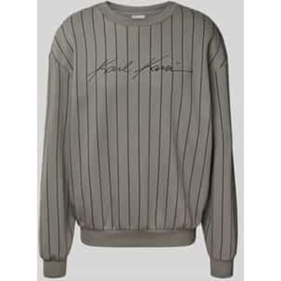 Sweatshirt met labelstitching