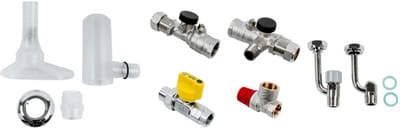 Wolf Aansluit-Set combiketels AP incl. KFE-kraan en therm. beveiliging, 2072345
