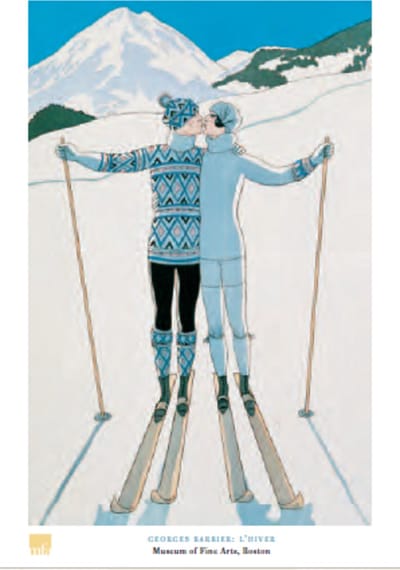 Georges Barbier - L'Hiver - De winter - Kunstposter - Boston Museum of Fine Arts - 50x70 cm
