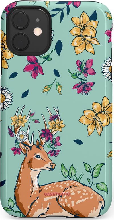 Casetastic Hoesje Geschikt voor Apple iPhone 11 - Stijlvolle Beschermende Duo-layer Case - Bloemenbronst