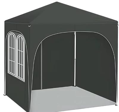 Opvouwbare Tuinpaviljoen - Voor Buiten - Pergola 2x2m met Zijwanden - Verstelbare Hoogte - Pop-up Pavillon met Waterdichte UV-Bescherming