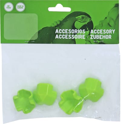 Voltrega Hoekverbinder Plastic Zak Ã¡ 4 Stuks Kiwi