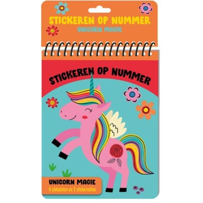 Stickeren Op Nummer - Unicorn Magie - Interstat