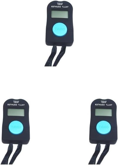 Hand Tally Counter - Digitale Teller - Sport Wedstrijd Tellen - Draagbaar Ontwerp - 6 x 4 x 2 cm