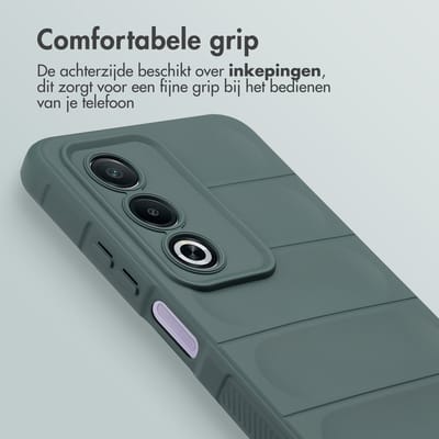 imoshion Hoesje - Geschikt voor Oppo A80 (5G) - EasyGrip Backcover - Donkergroen