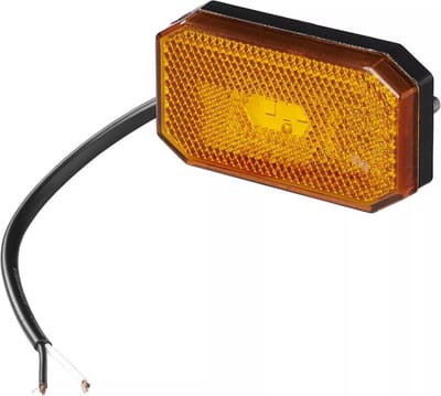 ProPlus Zijmarkeringslamp LED - Waterdicht - 12/24V - Oranje - 80 x 44 mm