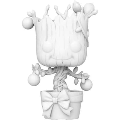 Funko Guardians Of The Galaxy - POP! Groot (DIY) (WH) 9 cm Verzamelfiguur - Wit