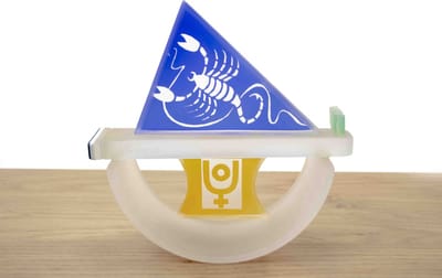 Loranto Sterrenbeeld Schorpioen glazen object