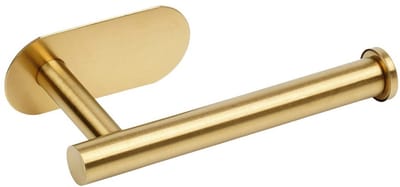 Vilde - Toiletrolhouder - Roestvrij Staal - Gouden Kleur - Klassiek Design