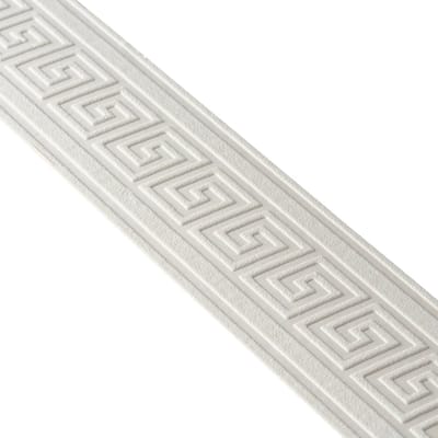 GRIEKSE SLEUTEL BEHANGRAND | Zelfklevend - crème parelmoer - A.S. Création Only Borders 11