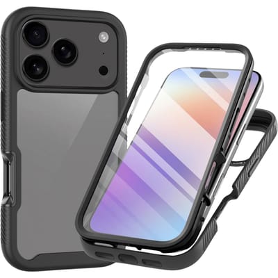 Comfycase Apple iPhone 17 Pro Full Protection Hoesje Zwart