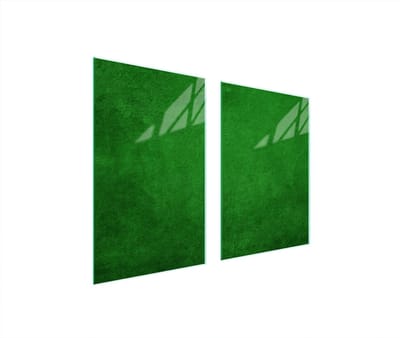 TMK ArtDeko - Serie Snijplank - Groen - Glas - 65x52 cm