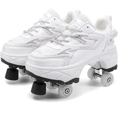 Roller Roller Schoenen 4-wiel Deformatieschoenen Rolschaatsen Heren- en Dames Volwassen Wegloopschoenen Schaatsen Schoenen Schoenen met Wielen 34