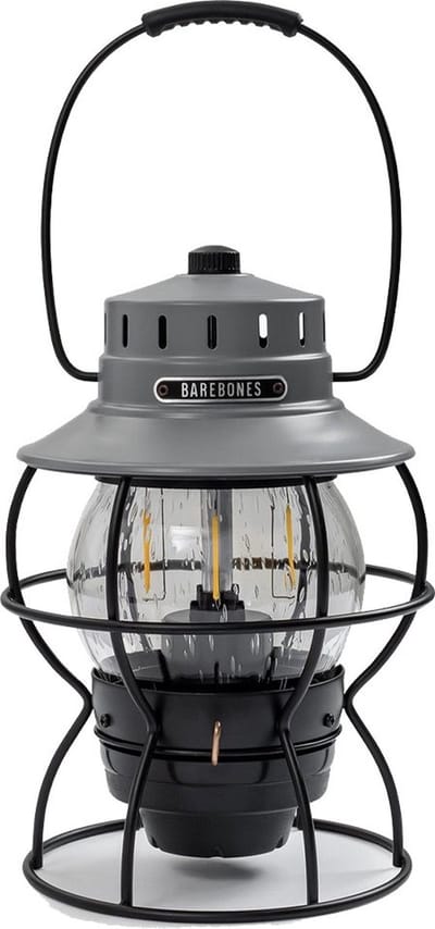 Barebones Railroad Lantern grijs