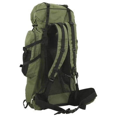 vidaXL - Wandelrugzak - 60 - L - oxford - stof - legergroen