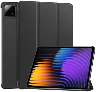 Coverup Tablethoes geschikt voor Xiaomi Pad 7 (Pro) / Pad 8 (Pro) Hoesje - Tri-Fold Book Case met Wake/Sleep - Zwart