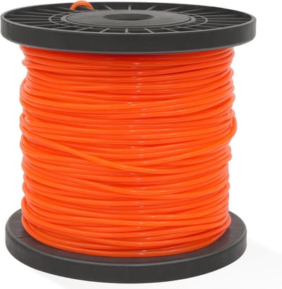 Grasmaaierlijn - Trimmerdraad Snoer - Onkruid Trimmen - Sterke Taaiheid - 2.4mm x 100m - Oranje