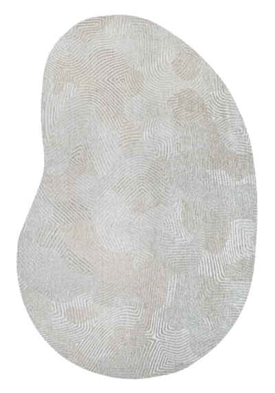 Wasbaar Binnen & Buiten Vloerkleed - 170 x 235 cm - Louis De Poortere Coral Shell Beige - Laagpolig Tapijt - Gerecycled PET - Made in Belgium - Circulair