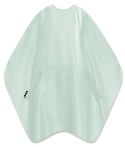 Trend-Design Skinny Kapmantel met drukknopen Mint Ice Cream 135x150cm