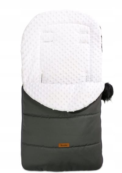 Sensillo - Husky Baby Slaapzak - Grafiet / Wit
