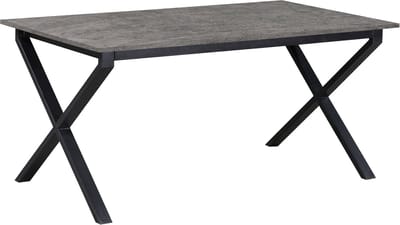 Ipswich-Eettafel - 160 cm - Betonlook