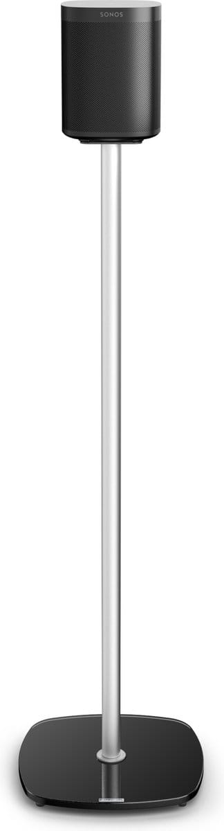 Spectral speakerstandaard voor Sonos One, One SL en PLAY:1 | aluminium buis, voet zwart (SP11-BG)