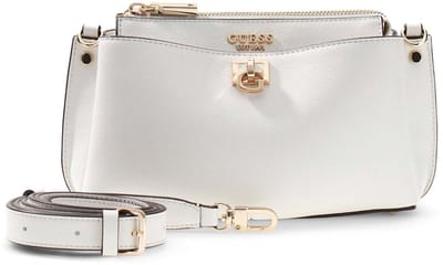 GUESS schoudertas Bianca Mini Crossbody White wit